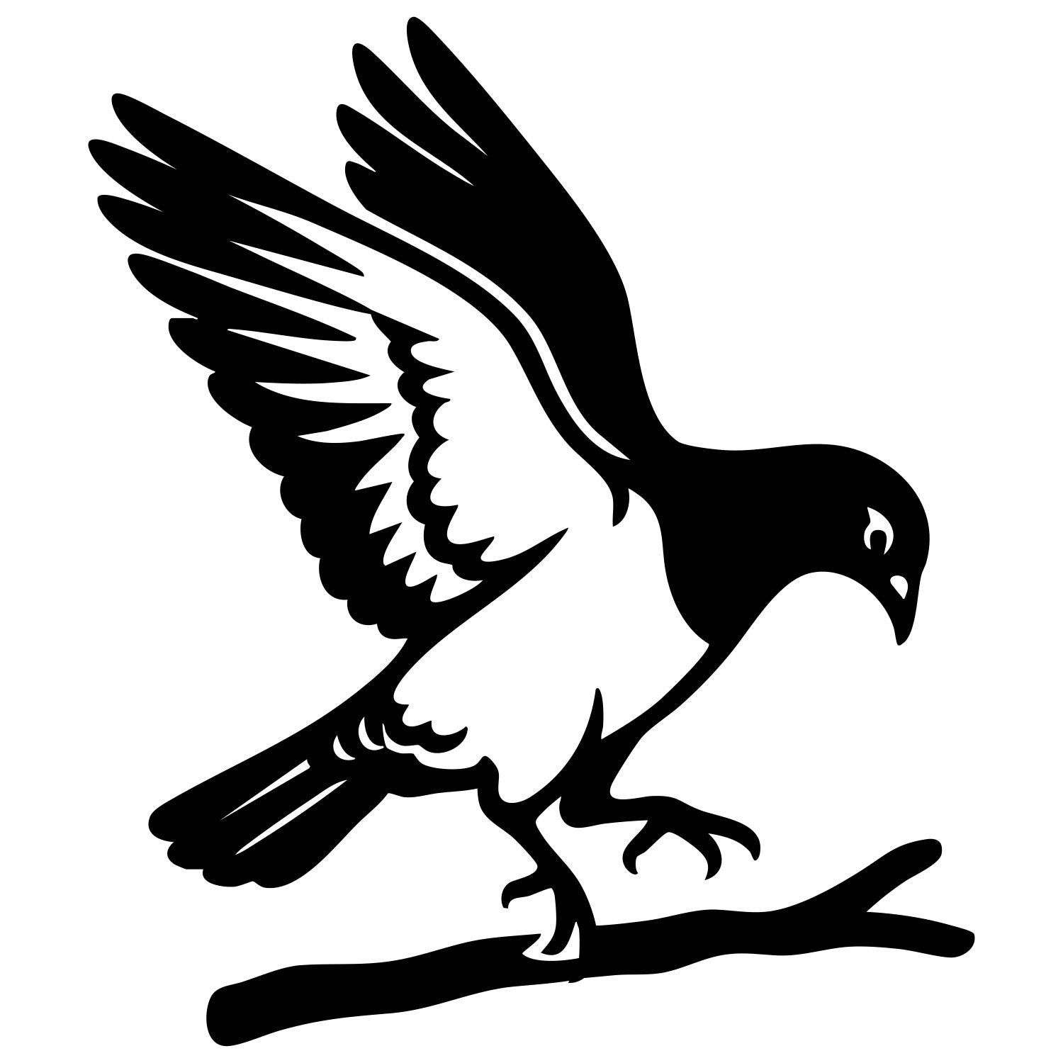 Pigeon DXF File – CNC Cutting Design | ABPIGEON80