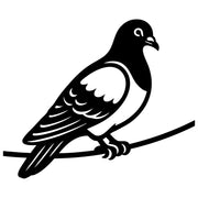 Pigeon DXF File – CNC Cutting Design | ABPIGEON85