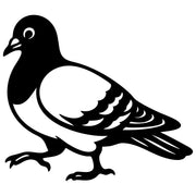 Pigeon DXF File – CNC Cutting Design | ABPIGEON98