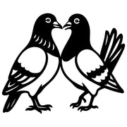 Pigeon Family DXF File – CNC Cutting Design | ABPIGEON108