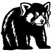 Red Panda Silhouette DXF File – CNC Cutting Design | AWREDPANDA1