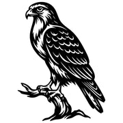 Red-tailed Hawk DXF File – CNC Cutting Design | ABHAWK1