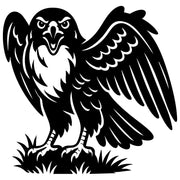 Red-tailed Hawk DXF File – CNC Cutting Design | ABHAWK10