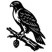 Red-tailed Hawk DXF File – CNC Cutting Design | ABHAWK108