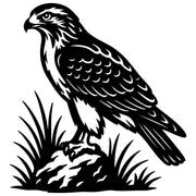 Red-tailed Hawk DXF File – CNC Cutting Design | ABHAWK111