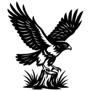 Red-tailed Hawk DXF File – CNC Cutting Design | ABHAWK113