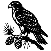 Red-tailed Hawk DXF File – CNC Cutting Design | ABHAWK23
