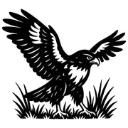Red-tailed Hawk DXF File – CNC Cutting Design | ABHAWK24