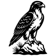 Red-tailed Hawk DXF File – CNC Cutting Design | ABHAWK25