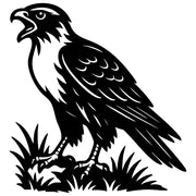 Red-tailed Hawk DXF File – CNC Cutting Design | ABHAWK42