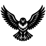 Red-tailed Hawk DXF File – CNC Cutting Design | ABHAWK44