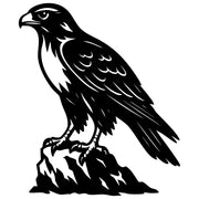 Red-tailed Hawk DXF File – CNC Cutting Design | ABHAWK45