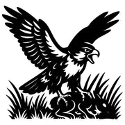 Red-tailed Hawk DXF File – CNC Cutting Design | ABHAWK46