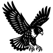Red-tailed Hawk DXF File – CNC Cutting Design | ABHAWK49