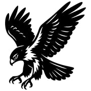 Red-tailed Hawk DXF File – CNC Cutting Design | ABHAWK5