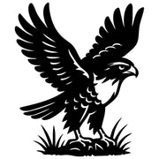 Red-tailed Hawk DXF File – CNC Cutting Design | ABHAWK50