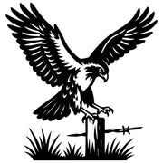 Red-tailed Hawk DXF File – CNC Cutting Design | ABHAWK57