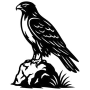 Red-tailed Hawk DXF File – CNC Cutting Design | ABHAWK58