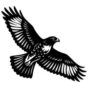 Red-tailed Hawk DXF File – CNC Cutting Design | ABHAWK75