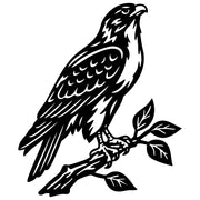 Red-tailed Hawk DXF File – CNC Cutting Design | ABHAWK87