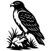 Red-tailed Hawk DXF File – CNC Cutting Design | ABHAWK95