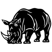 Rhino Silhouette DXF File – CNC Cutting Design | AWRHINO1