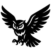 Short-eared Owl DXF File – CNC Cutting Design | ABOWL8