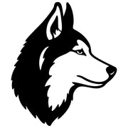 Siberian Husky Head DXF File – CNC Cutting Design | ADHUSKY1