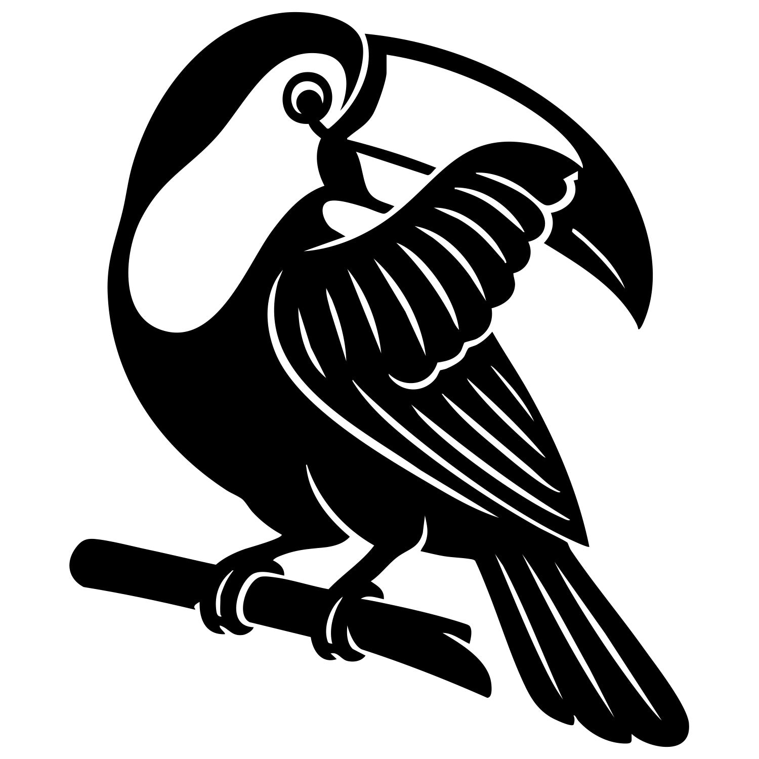 Toco Toucan DXF File – CNC Cutting Design | ABTOUCAN104