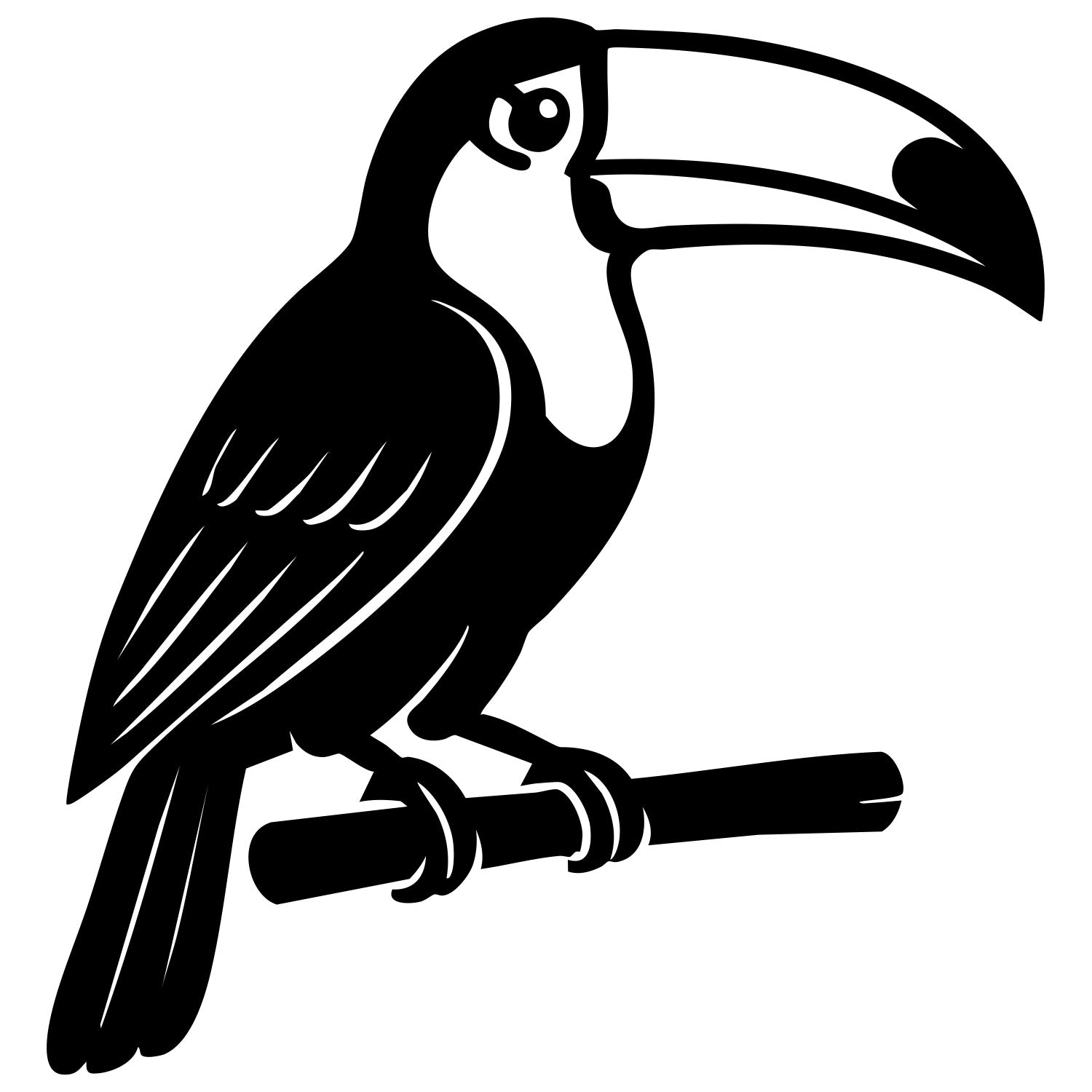 Toco Toucan DXF File – CNC Cutting Design | ABTOUCAN105