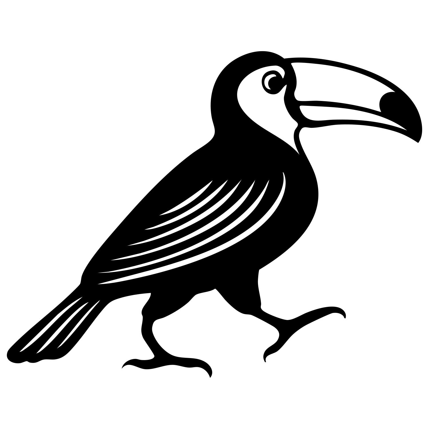 Toco Toucan DXF File – CNC Cutting Design | ABTOUCAN116