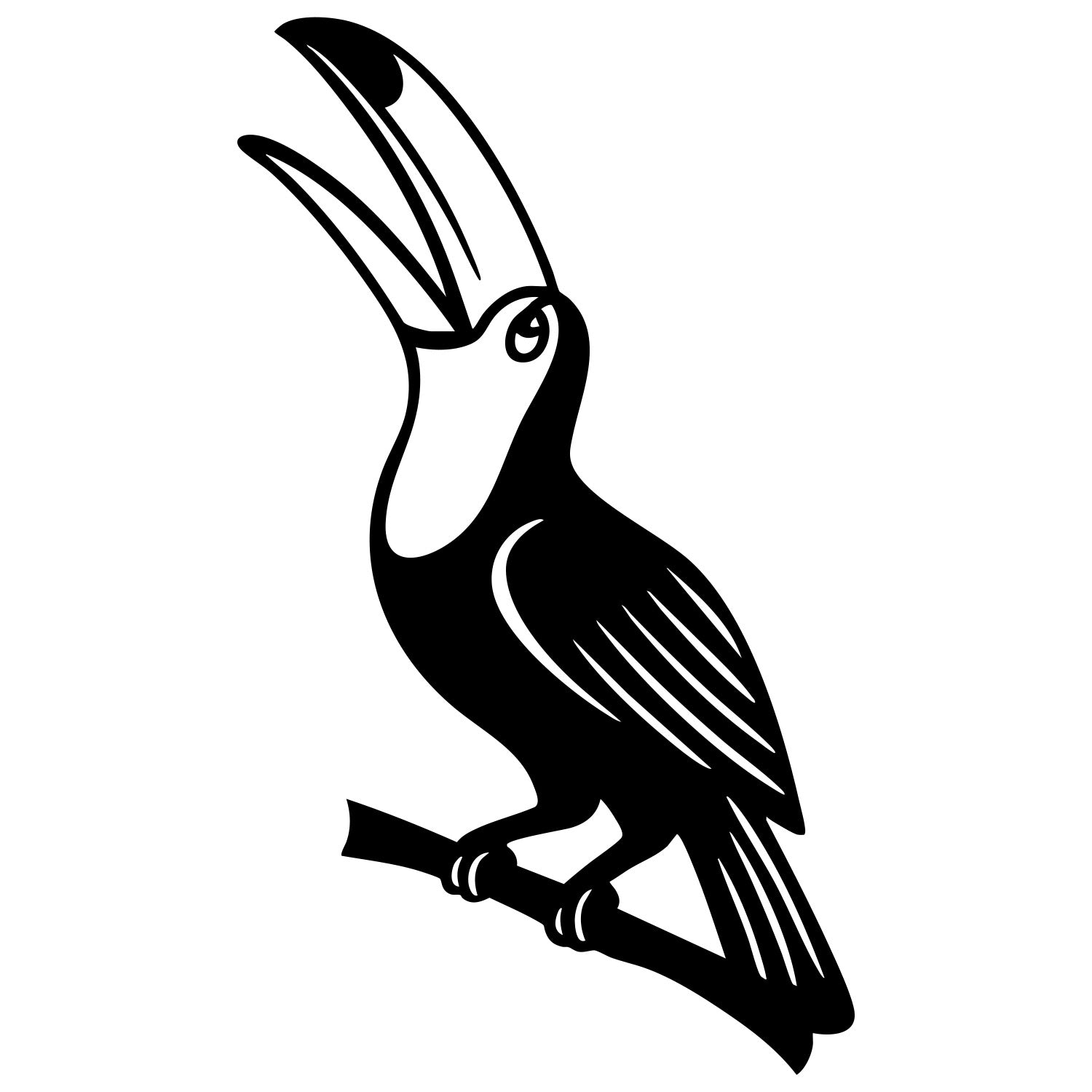 Toco Toucan DXF File – CNC Cutting Design | ABTOUCAN118