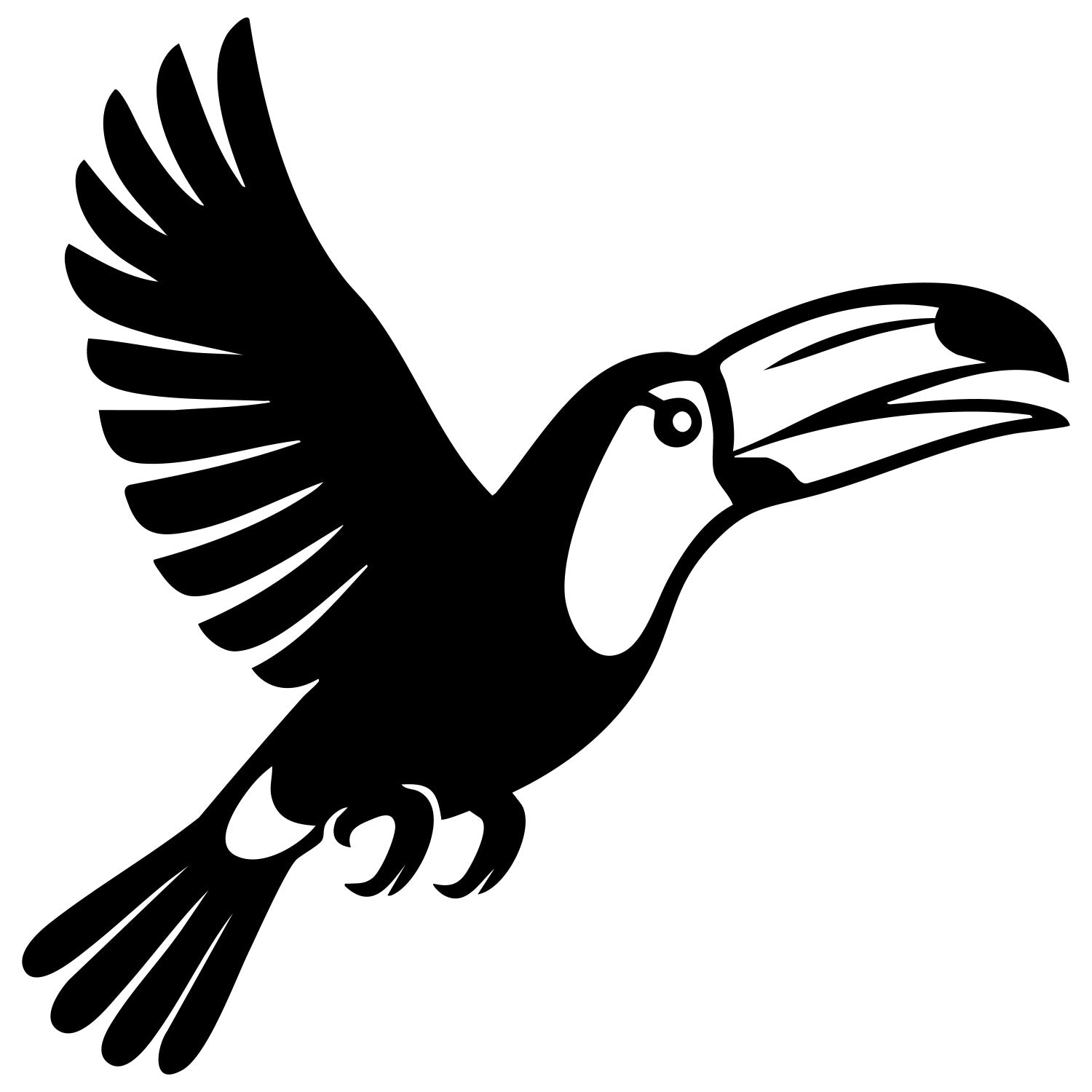 Toco Toucan DXF File – CNC Cutting Design | ABTOUCAN126