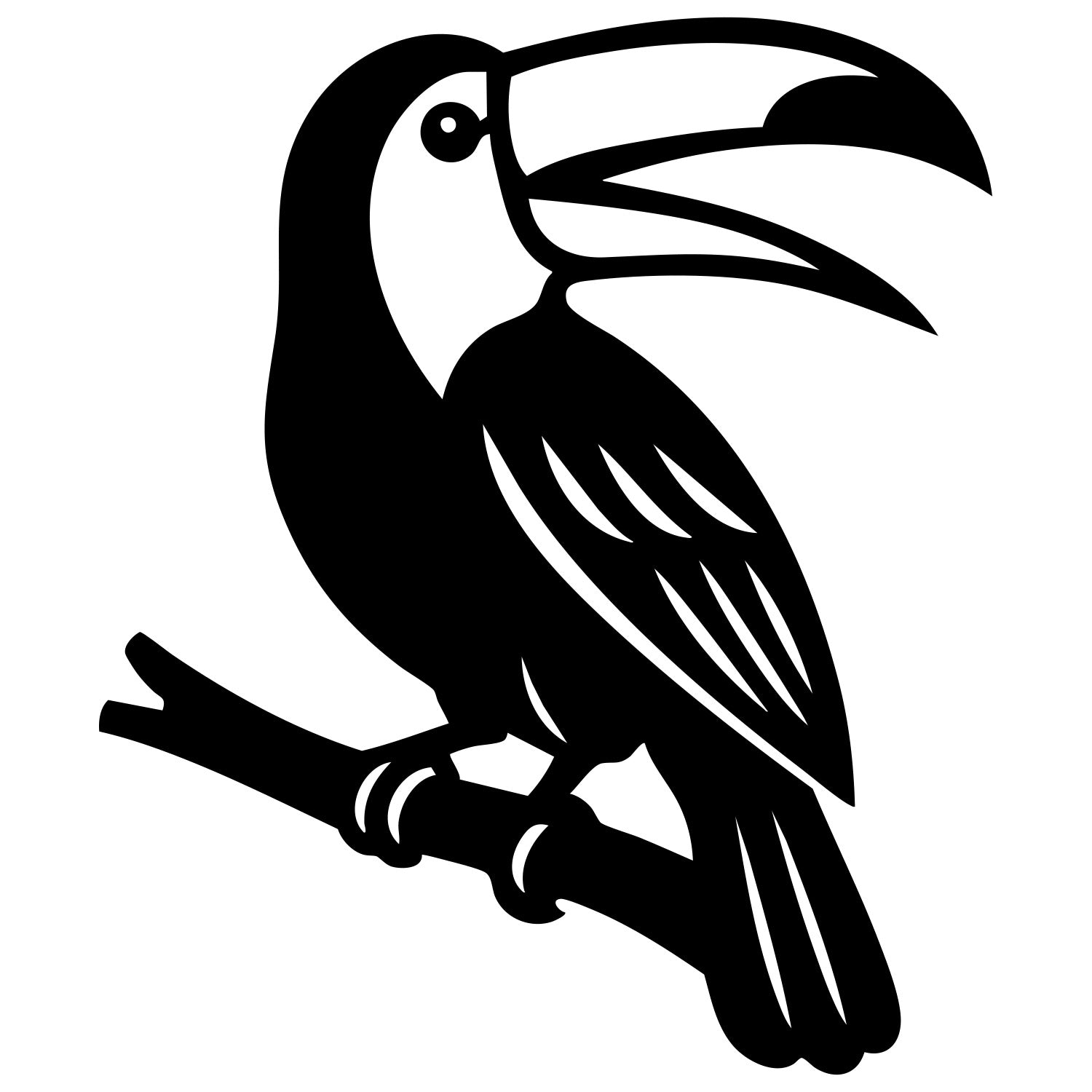 Toco Toucan DXF File – CNC Cutting Design | ABTOUCAN133