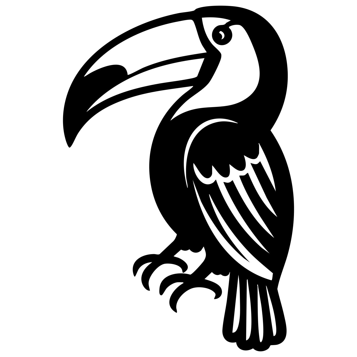 Toco Toucan DXF File – CNC Cutting Design | ABTOUCAN144