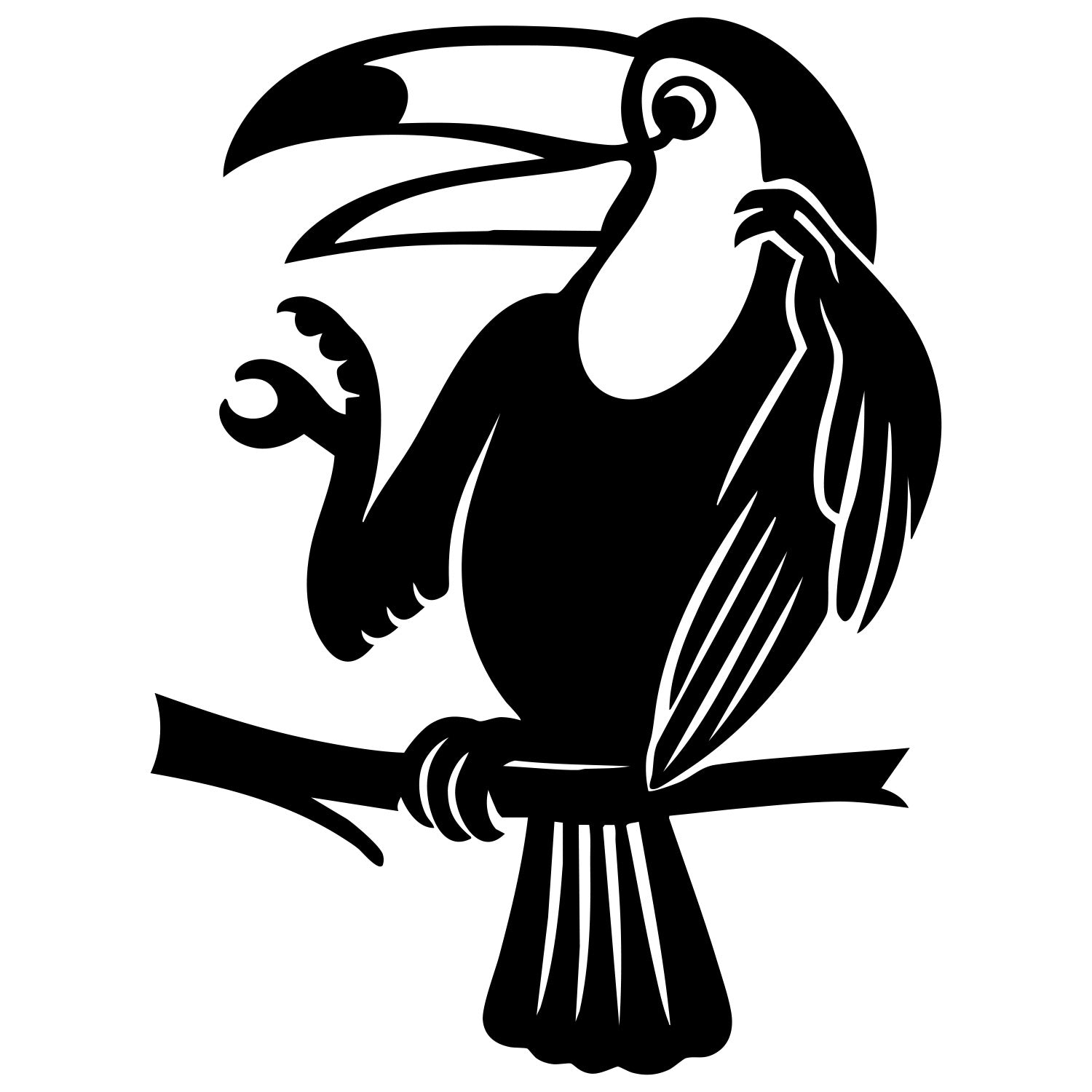 Toco Toucan DXF File – CNC Cutting Design | ABTOUCAN146