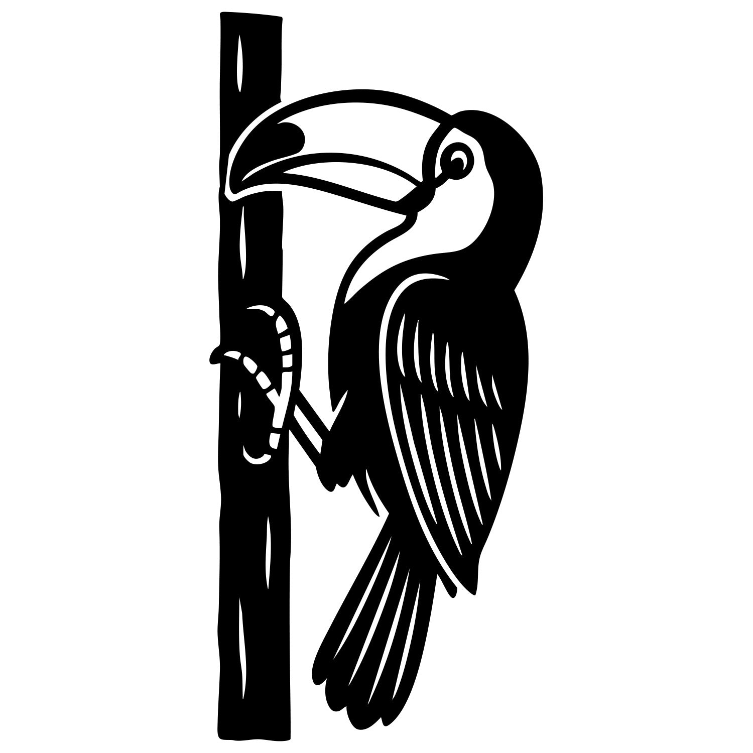 Toco Toucan DXF File – CNC Cutting Design | ABTOUCAN149