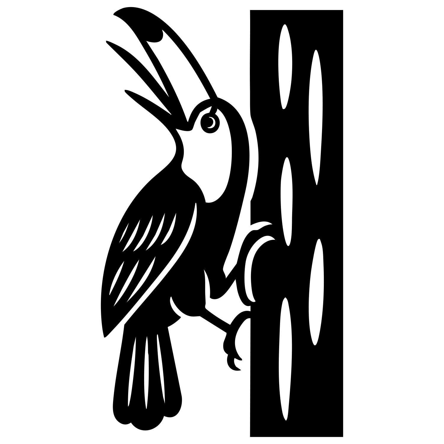 Toco Toucan DXF File – CNC Cutting Design | ABTOUCAN15