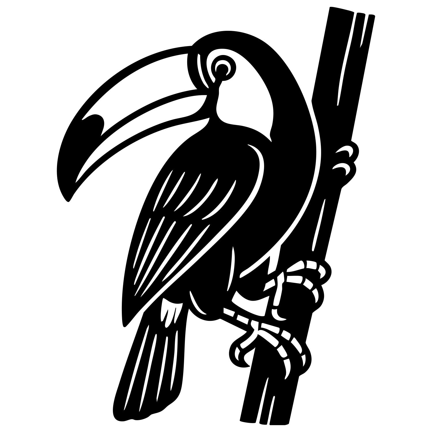 Toco Toucan DXF File – CNC Cutting Design | ABTOUCAN150