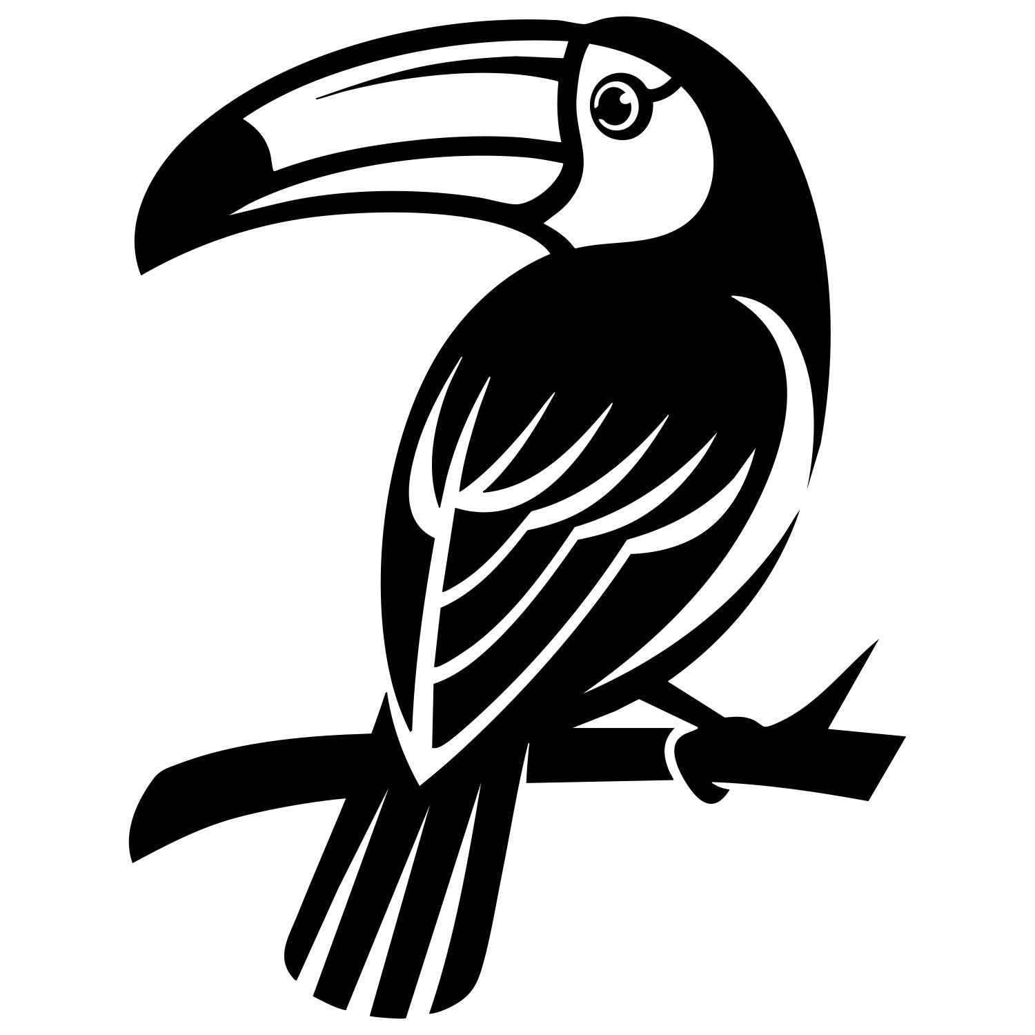 Toco Toucan DXF File – CNC Cutting Design | ABTOUCAN165