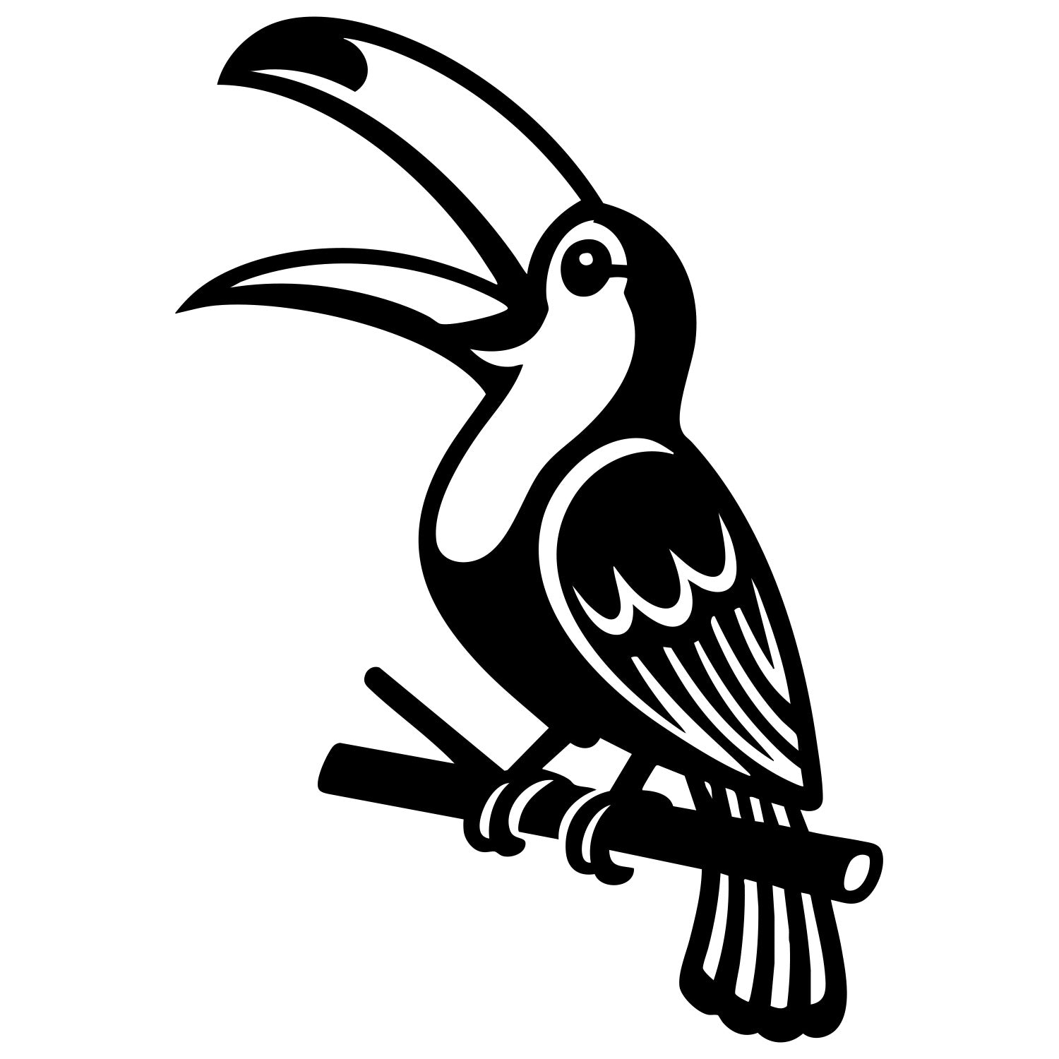 Toco Toucan DXF File – CNC Cutting Design | ABTOUCAN167