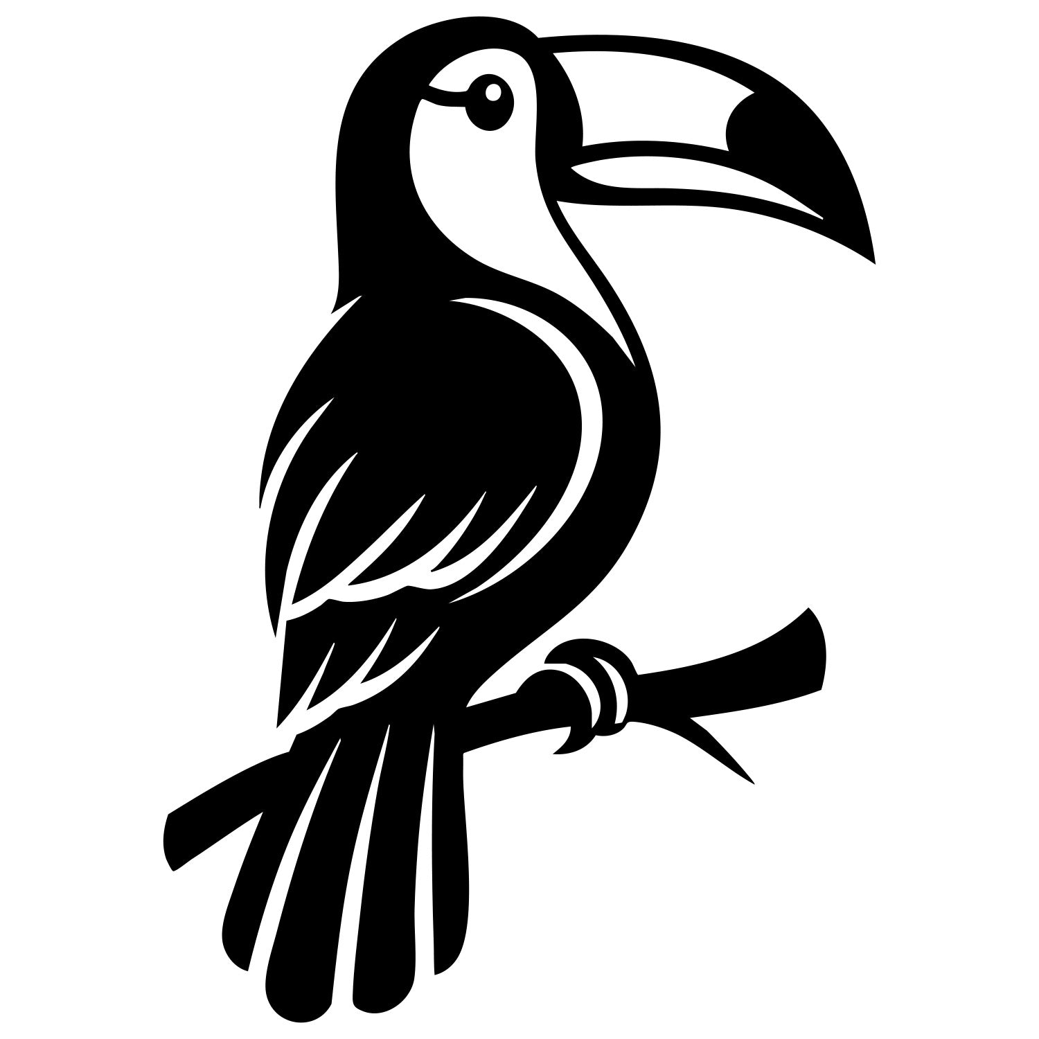 Toco Toucan DXF File – CNC Cutting Design | ABTOUCAN168