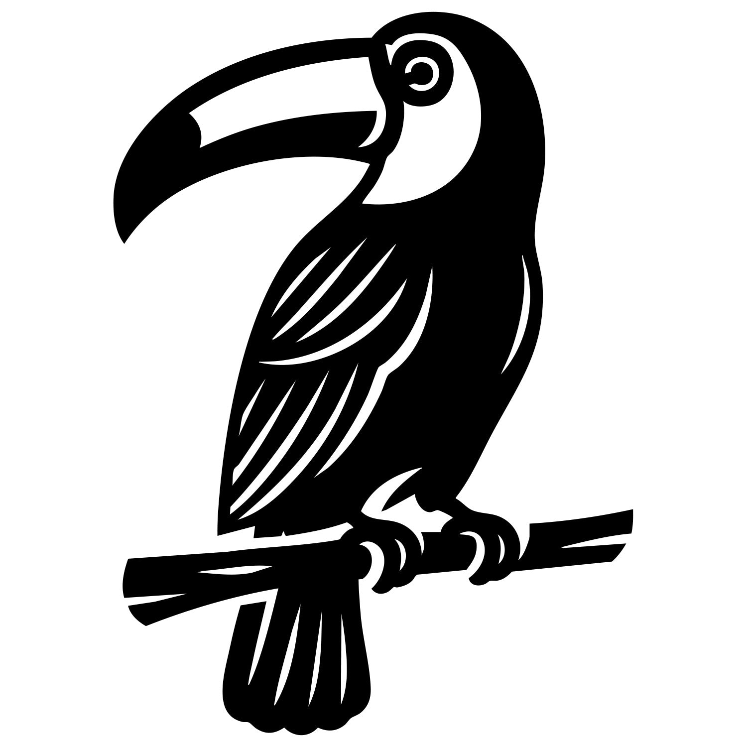 Toco Toucan DXF File – CNC Cutting Design | ABTOUCAN170