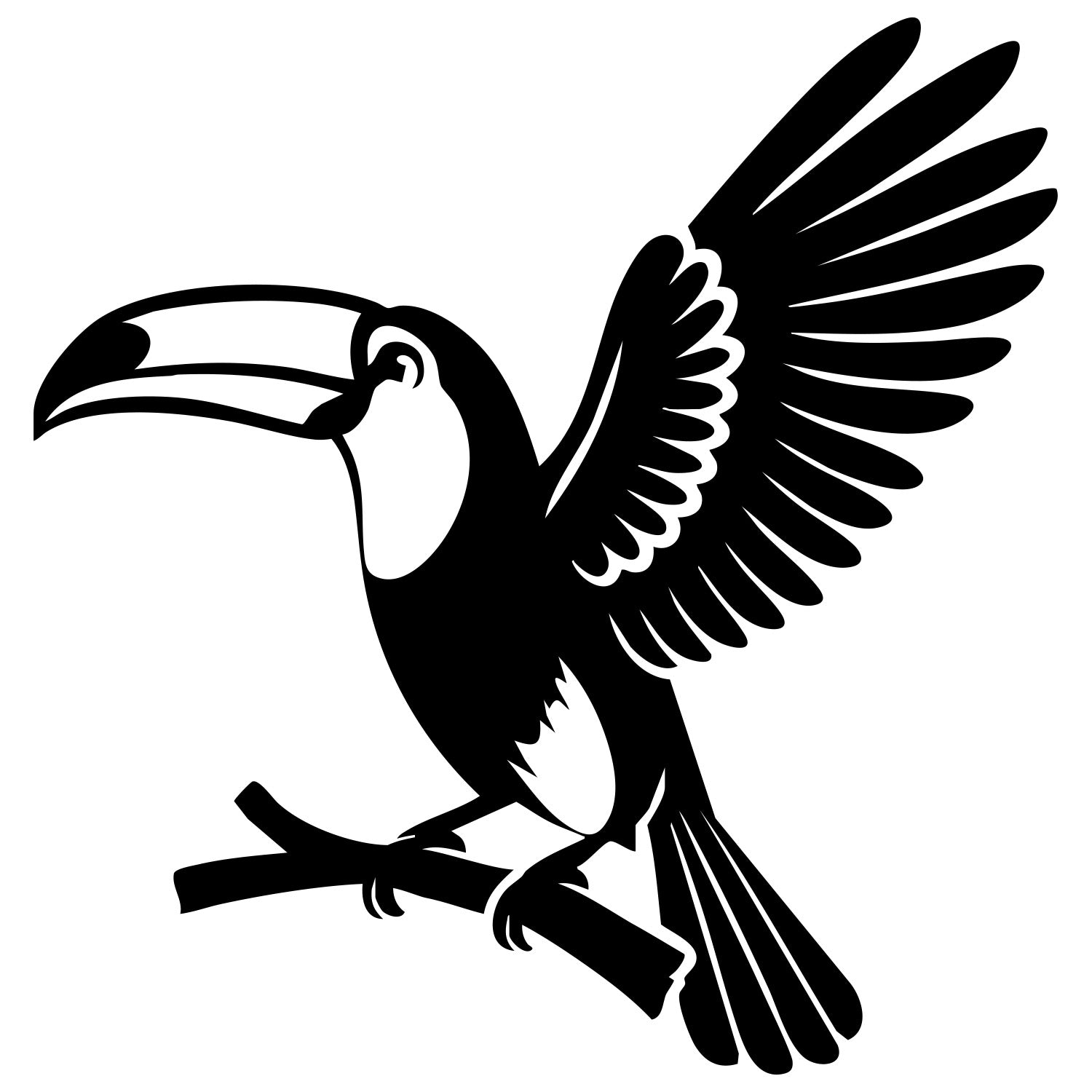 Toco Toucan DXF File – CNC Cutting Design | ABTOUCAN180