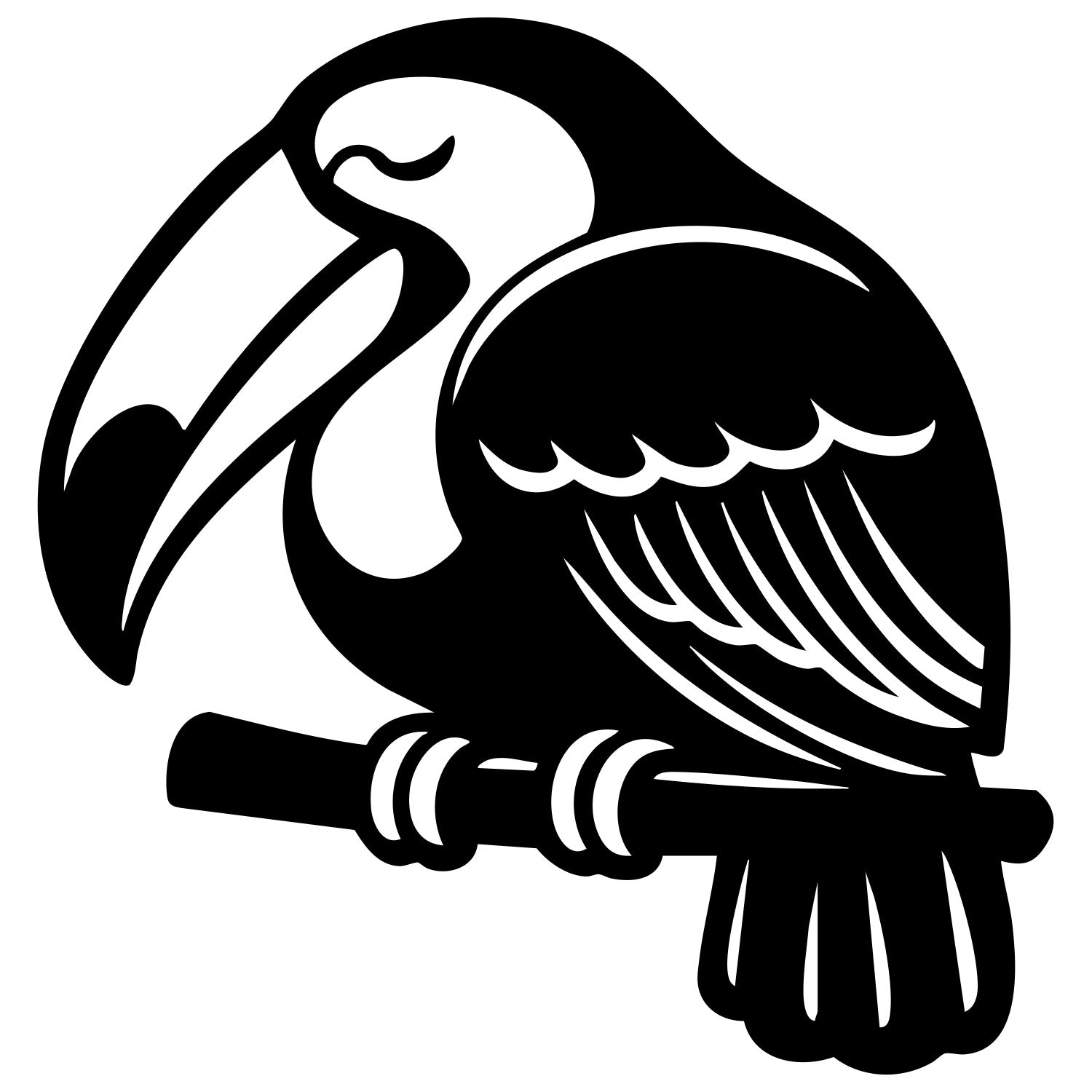 Toco Toucan DXF File – CNC Cutting Design | ABTOUCAN182