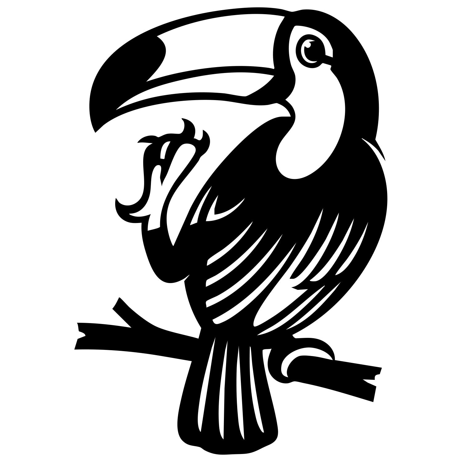 Toco Toucan DXF File – CNC Cutting Design | ABTOUCAN184