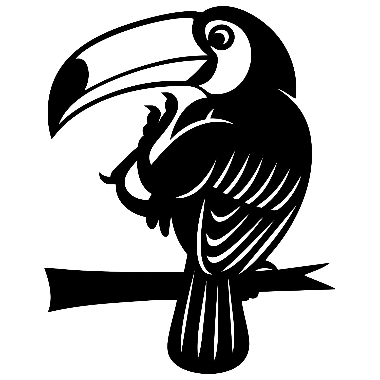 Toco Toucan DXF File – CNC Cutting Design | ABTOUCAN186