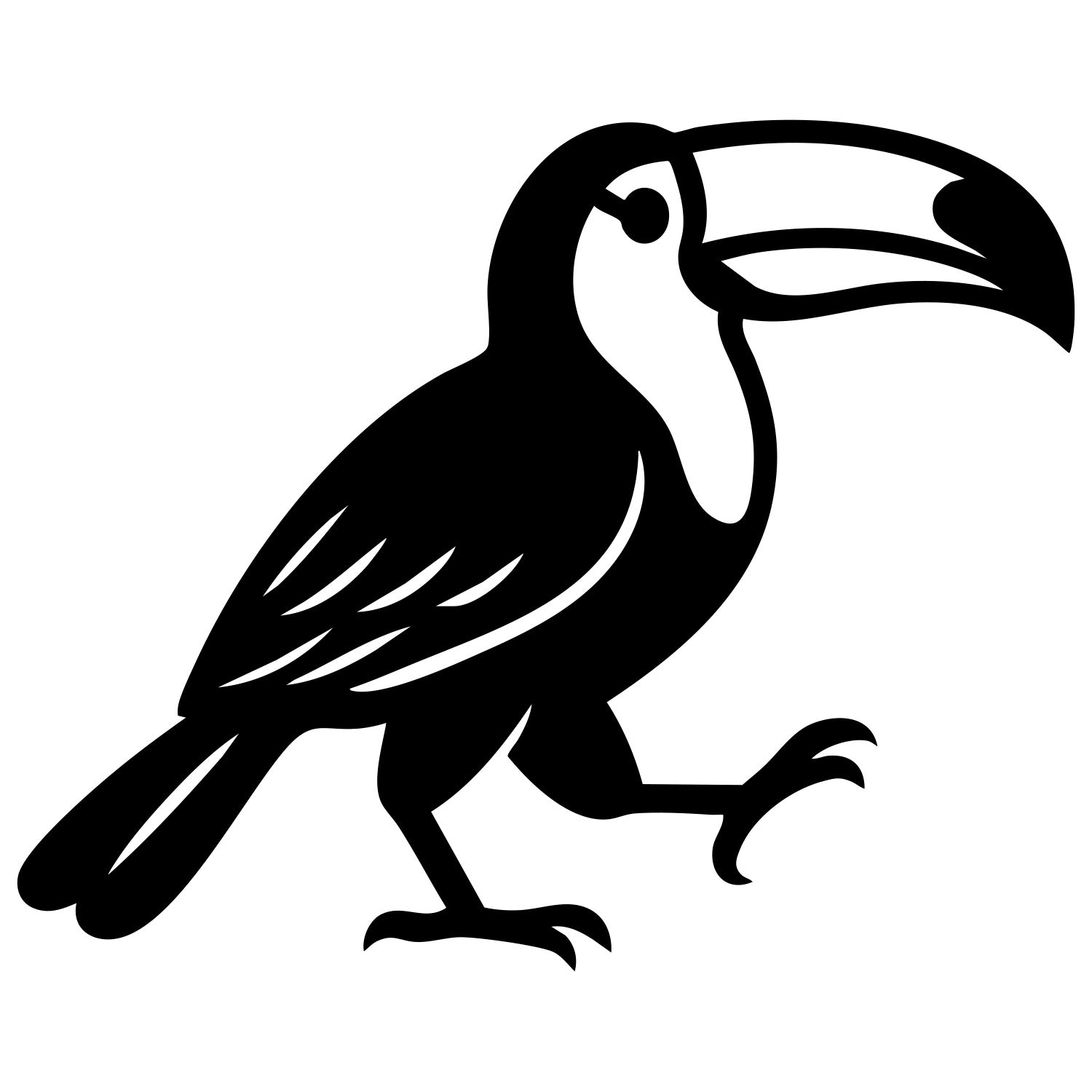 Toco Toucan DXF File – CNC Cutting Design | ABTOUCAN19