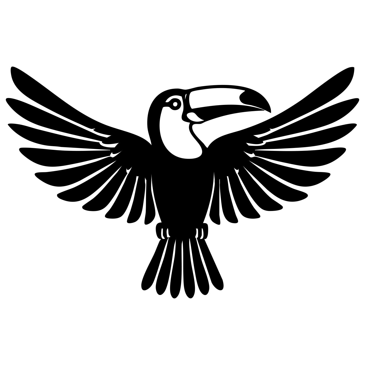 Toco Toucan DXF File – CNC Cutting Design | ABTOUCAN195