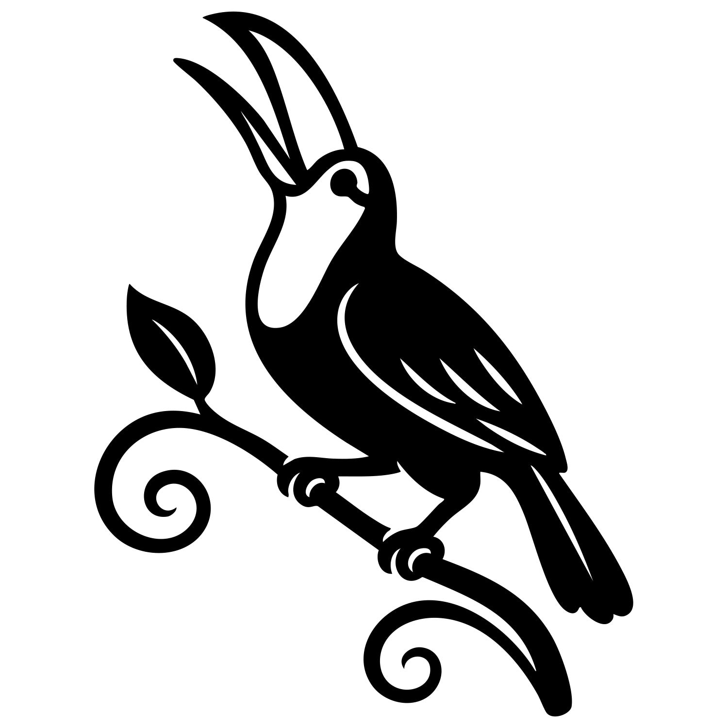 Toco Toucan DXF File – CNC Cutting Design | ABTOUCAN20